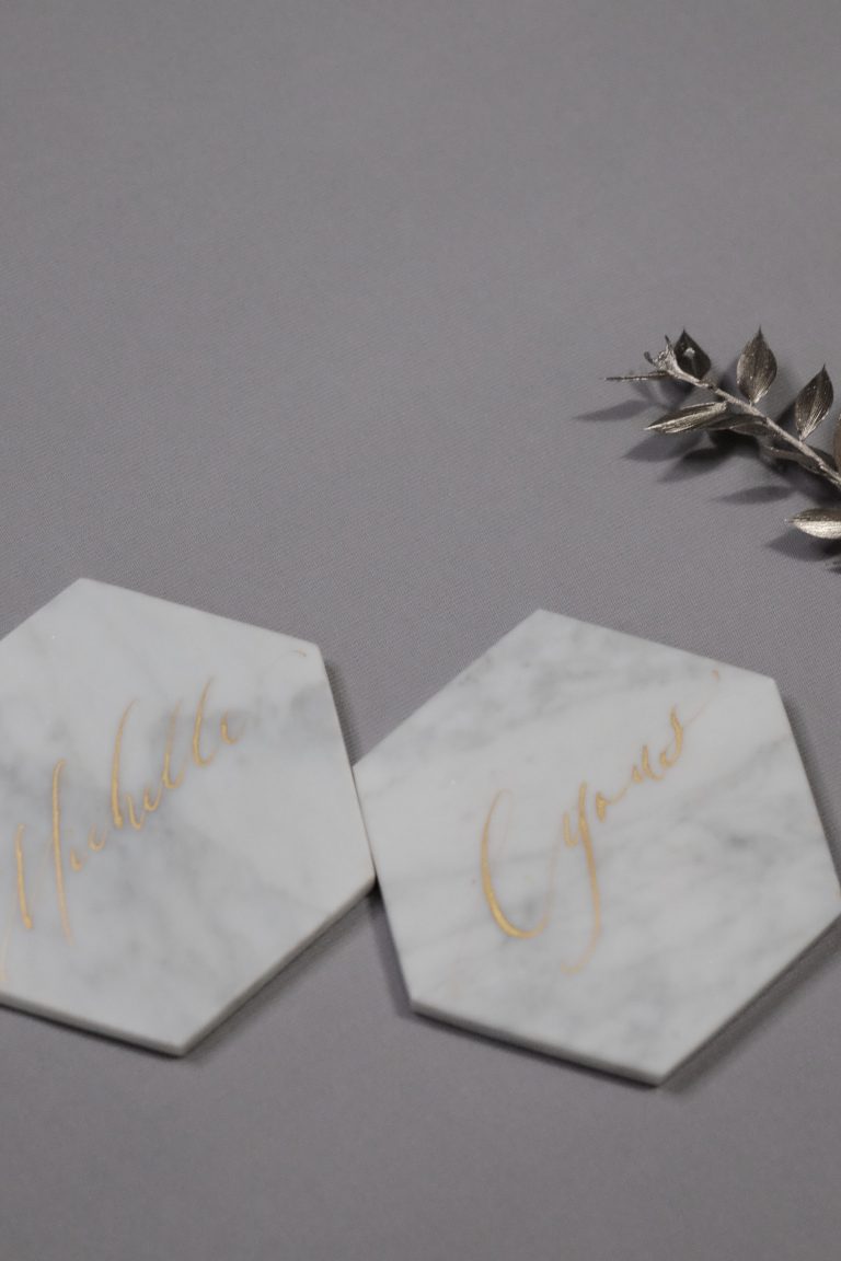 calligraphy placecards 西洋書法人名卡 座位卡