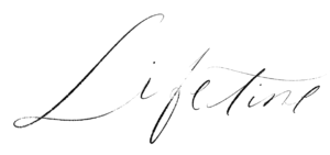 lifetime calligraphy