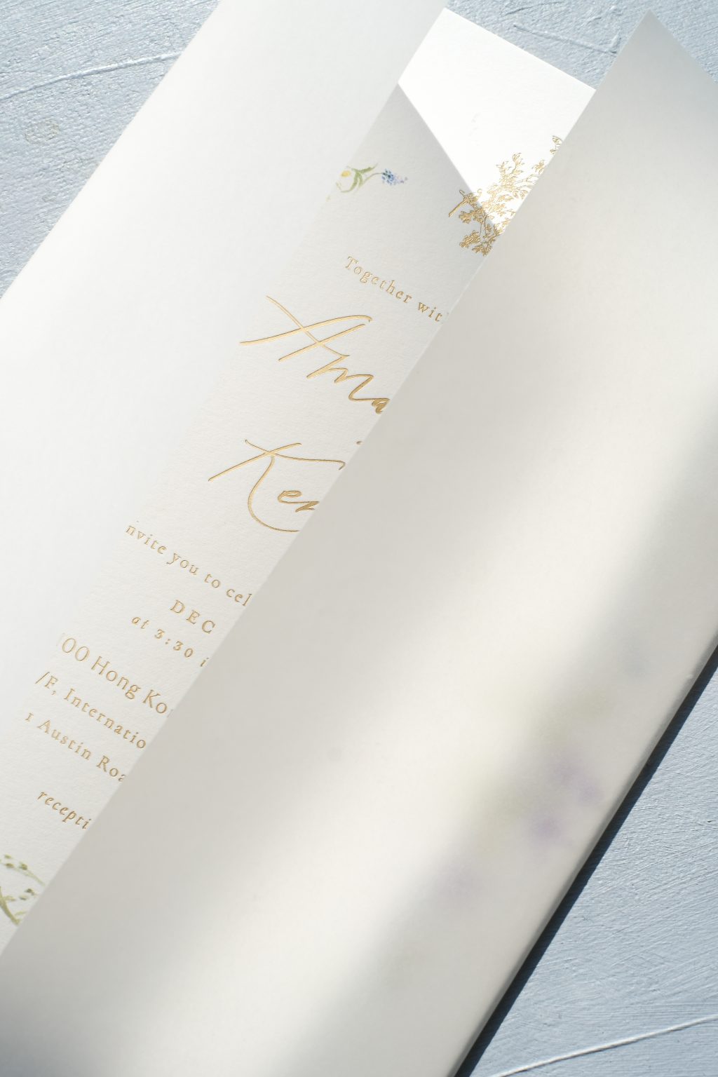 Plain Vellum Wrap