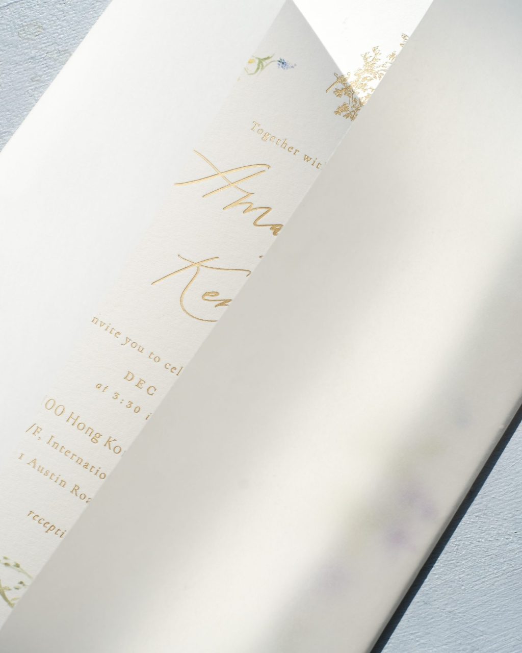 Plain Vellum Wrap