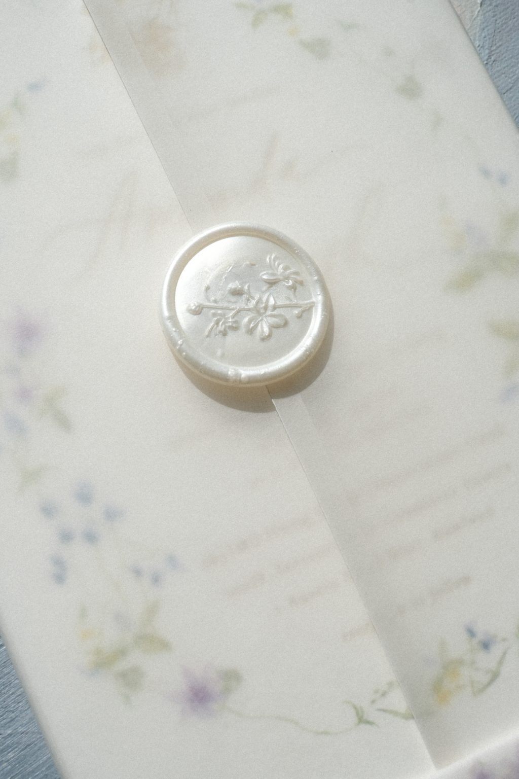 Plain Vellum Wrap with Wax Seal