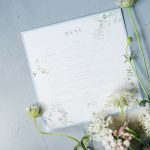 Square Wedding Menu