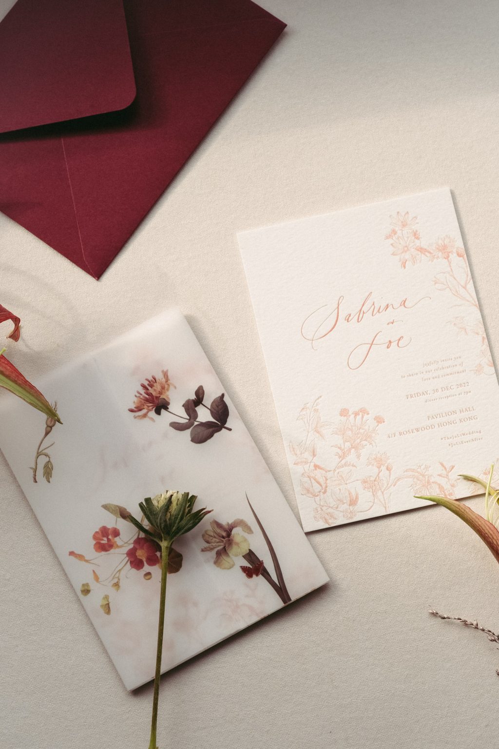 Plain Vellum Wrap with Wax Seal