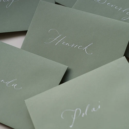 Envelope Calligraphy