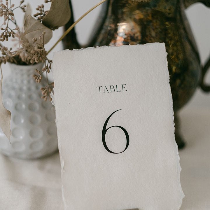 Artist Whistler-table number