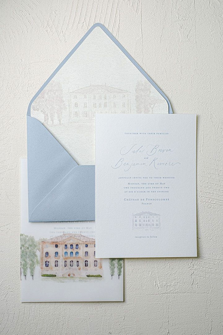 Custom Monocolor Invitation II