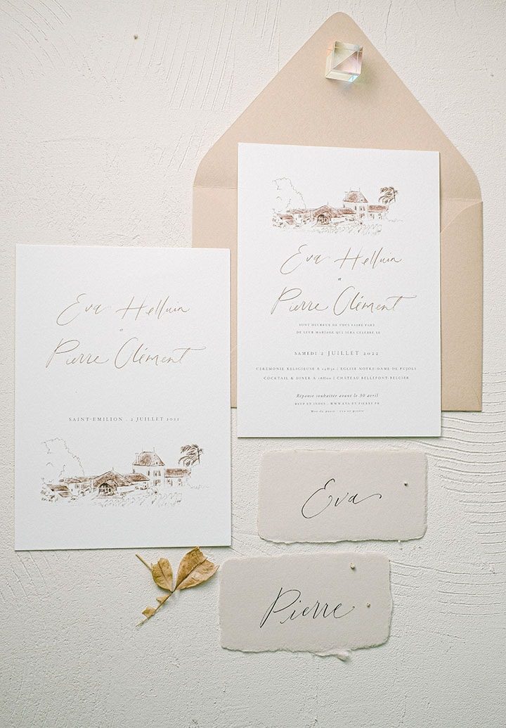 Custom Monocolor Invitation I